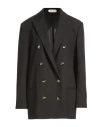 Alberta Ferretti Woman Blazer Black Size 6 Polyester, Wool, Elastane In Black