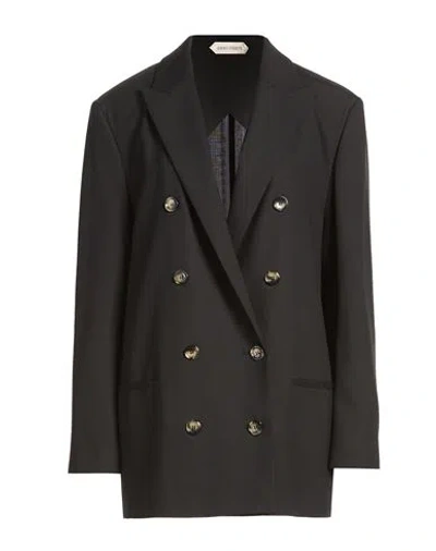 Alberta Ferretti Woman Blazer Black Size 6 Polyester, Wool, Elastane