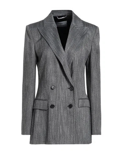 Alberta Ferretti Woman Blazer Grey Size 6 Viscose In Gray