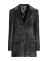 Alberta Ferretti Woman Blazer Lead Size 6 Viscose In Grey