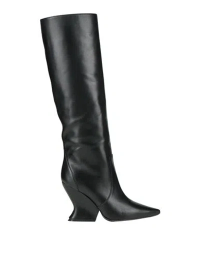 Alberta Ferretti Woman Boot Black Size 6 Leather