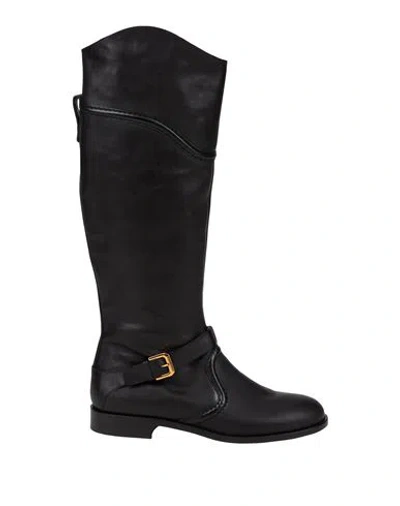 Alberta Ferretti Woman Boot Black Size 6 Soft Leather