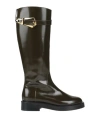 Alberta Ferretti Woman Boot Dark Brown Size 6 Leather