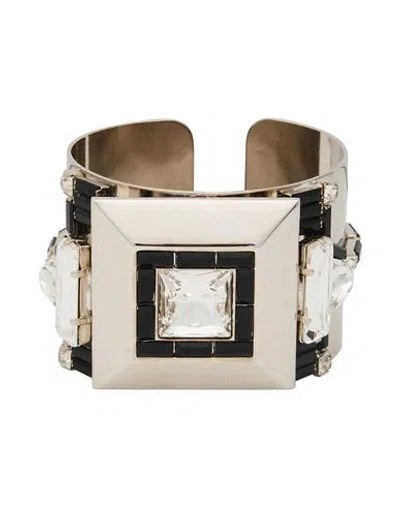 Alberta Ferretti Woman Bracelet Silver Size - Metal In Gold