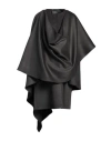 Alberta Ferretti Woman Cape Grey Size 4 Virgin Wool, Cashmere In Grey