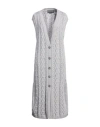 Alberta Ferretti Woman Cardigan Lilac Size 4 Virgin Wool In Purple