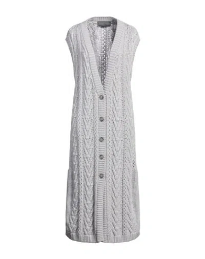 Alberta Ferretti Woman Cardigan Lilac Size 4 Virgin Wool In Purple