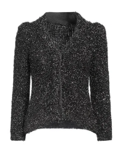 Alberta Ferretti Woman Cardigan Steel Grey Size 8 Polyamide, Polyester