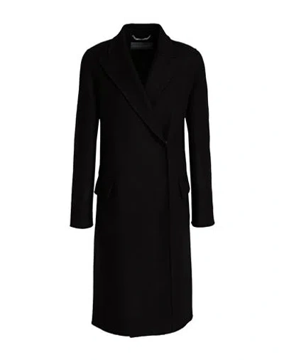 ALBERTA FERRETTI ALBERTA FERRETTI WOMAN COAT BLACK SIZE 2 VIRGIN WOOL
