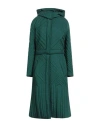 Alberta Ferretti Woman Coat Green Size 4 Polyamide, Polyester