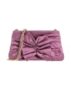 Alberta Ferretti Woman Cross-body Bag Magenta Size - Leather, Textile Fibers