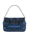 Alberta Ferretti Woman Handbag Blue Size - Textile Fibers