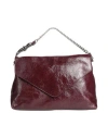 Alberta Ferretti Woman Handbag Burgundy Size - Leather In Red
