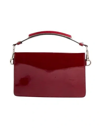 Alberta Ferretti Woman Handbag Burgundy Size - Leather