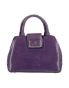 Alberta Ferretti Woman Handbag Purple Size - Leather