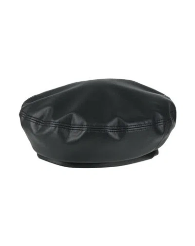 Alberta Ferretti Woman Hat Black Size S Polyester, Polyurethane Resin