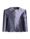 Alberta Ferretti Woman Jacket Lilac Size 4 Polyester, Silk In Purple