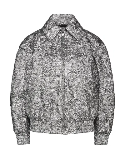 Alberta Ferretti Jackets In Silver
