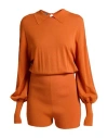 Alberta Ferretti Woman Jumpsuit Orange Size 6 Viscose, Polyamide, Elastane In Orange