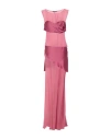 Alberta Ferretti Woman Maxi Dress Antique Rose Size 8 Acetate, Silk In Pink