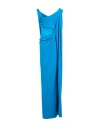 Alberta Ferretti Woman Maxi Dress Azure Size 4 Viscose In Blue