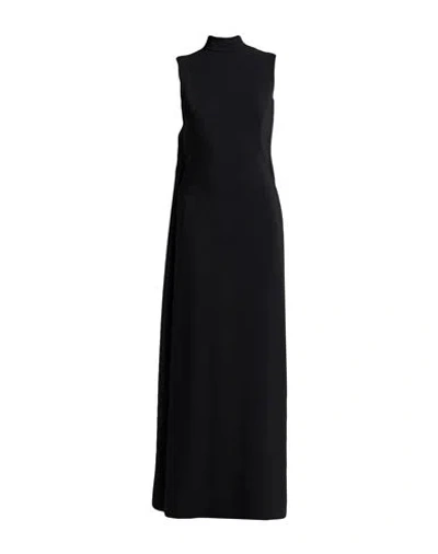 Alberta Ferretti Woman Maxi Dress Black Size 8 Viscose, Elastane