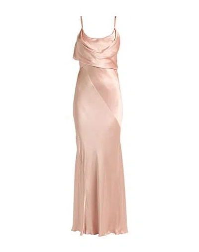 Alberta Ferretti Woman Maxi Dress Blush Size 4 Acetate, Silk In Pink
