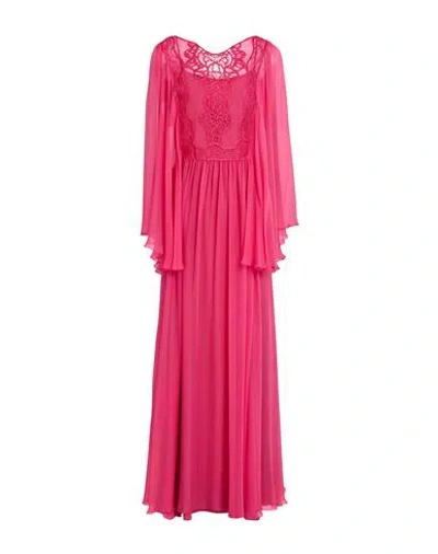 Alberta Ferretti Woman Maxi Dress Fuchsia Size 6 Silk In Pink