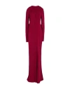 Alberta Ferretti Woman Maxi Dress Garnet Size 10 Viscose In Red