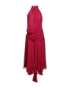 Alberta Ferretti Woman Maxi Dress Garnet Size 8 Silk In Red