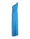 Alberta Ferretti Woman Maxi Dress Light Blue Size 8 Viscose In Blue