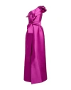 Alberta Ferretti Woman Maxi Dress Magenta Size 4 Polyester, Silk
