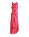 Alberta Ferretti Woman Maxi Dress Pink Size 6 Silk