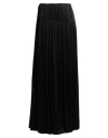 Alberta Ferretti Woman Maxi Skirt Black Size 8 Acetate, Silk
