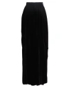 Alberta Ferretti Woman Maxi Skirt Black Size 8 Viscose, Cupro