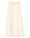 Alberta Ferretti Long Skirts In Ivory