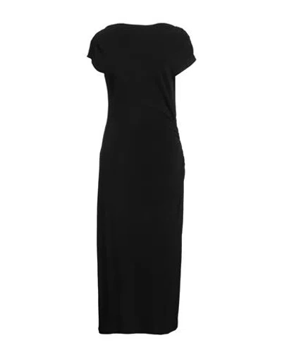 Alberta Ferretti Woman Midi Dress Black Size 12 Viscose