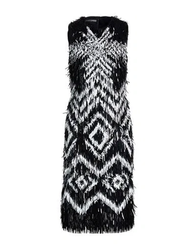 Alberta Ferretti Woman Midi Dress Black Size 4 Polyamide