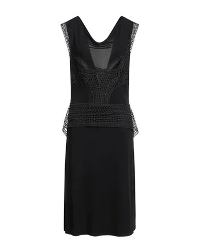 Alberta Ferretti Woman Midi Dress Black Size 4 Viscose