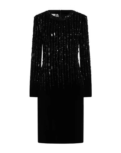 Alberta Ferretti Woman Midi Dress Black Size 8 Viscose, Cupro