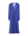 Alberta Ferretti Woman Midi Dress Blue Size 8 Silk