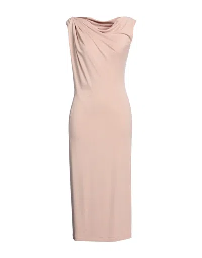 Alberta Ferretti Midi Dresses In Pink