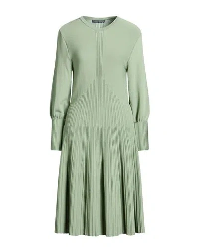 Alberta Ferretti Woman Midi Dress Sage Green Size 10 Viscose, Polyamide