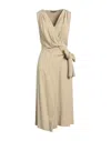Alberta Ferretti Midi Dresses In Sage Green