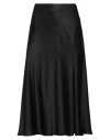 Alberta Ferretti A-line Midi Skirt In Black