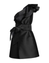 Alberta Ferretti Woman Mini Dress Black Size 10 Polyester, Silk In Black