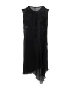 Alberta Ferretti Woman Mini Dress Black Size 12 Polyester, Silk In Black