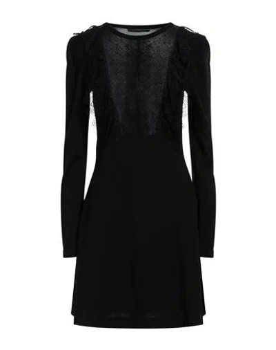 Alberta Ferretti Woman Mini Dress Black Size 2 Viscose, Polyamide