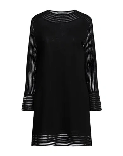 Alberta Ferretti Woman Mini Dress Black Size 4 Viscose, Polyamide