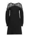 Alberta Ferretti Short Dresses In Black
